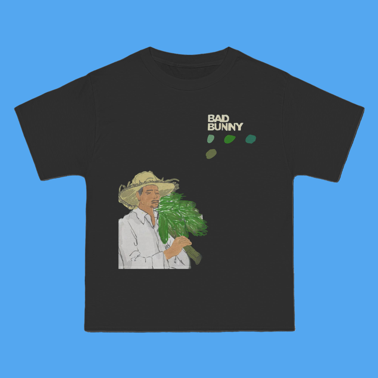 BAD BUNNY MERCH - DTFM Black El Jibaro Shirt