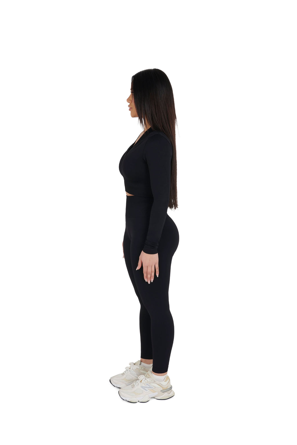 Seamless Cropped Zip Jacket