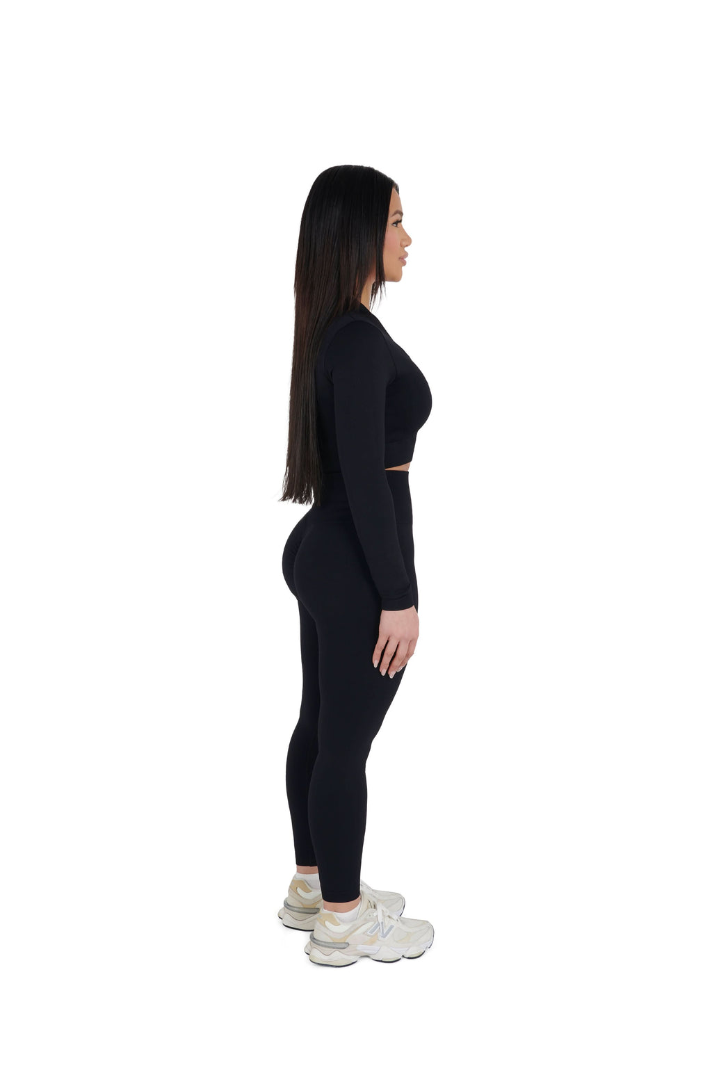 Seamless Cropped Zip Jacket