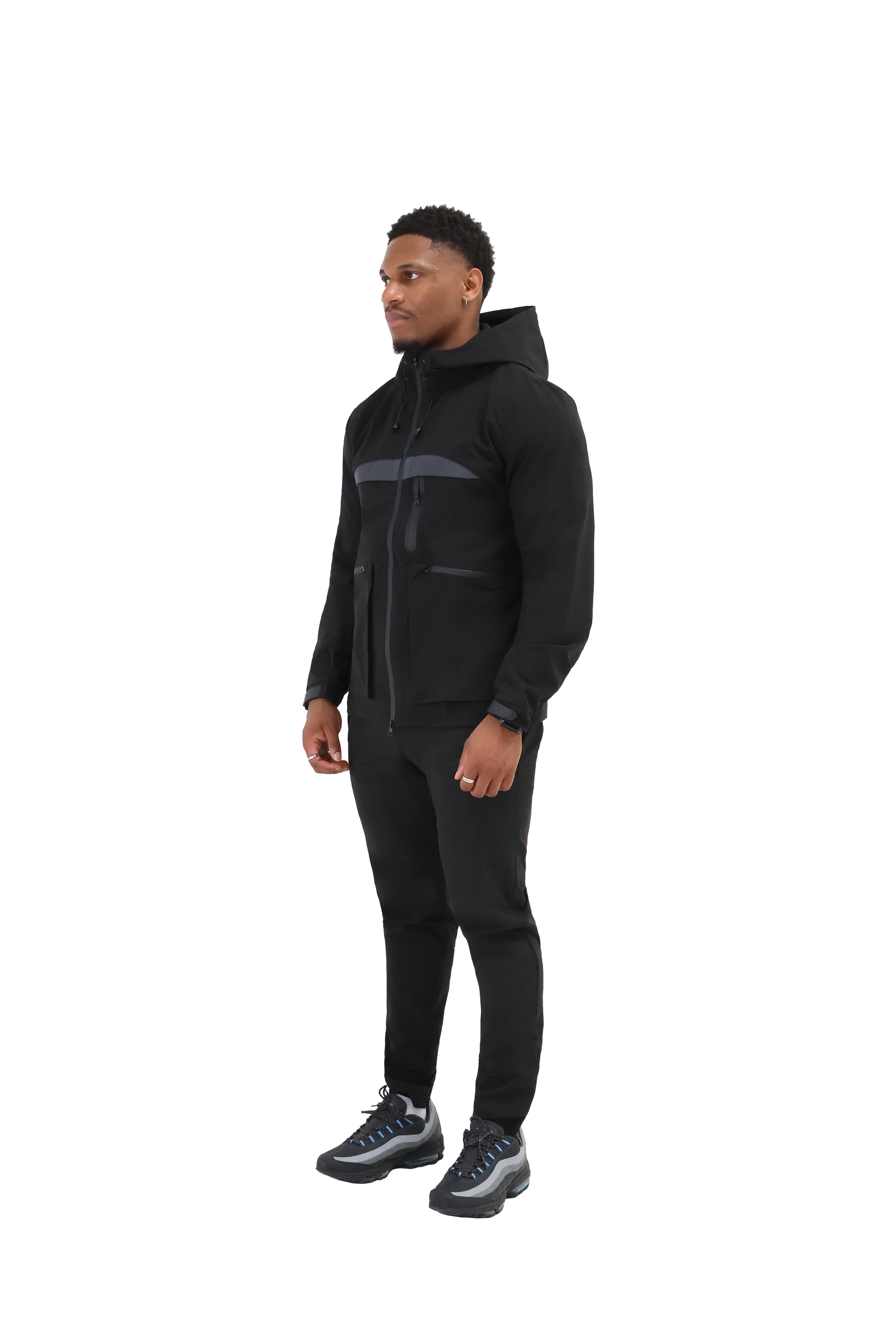 Iridescent Utility Shell Jacket