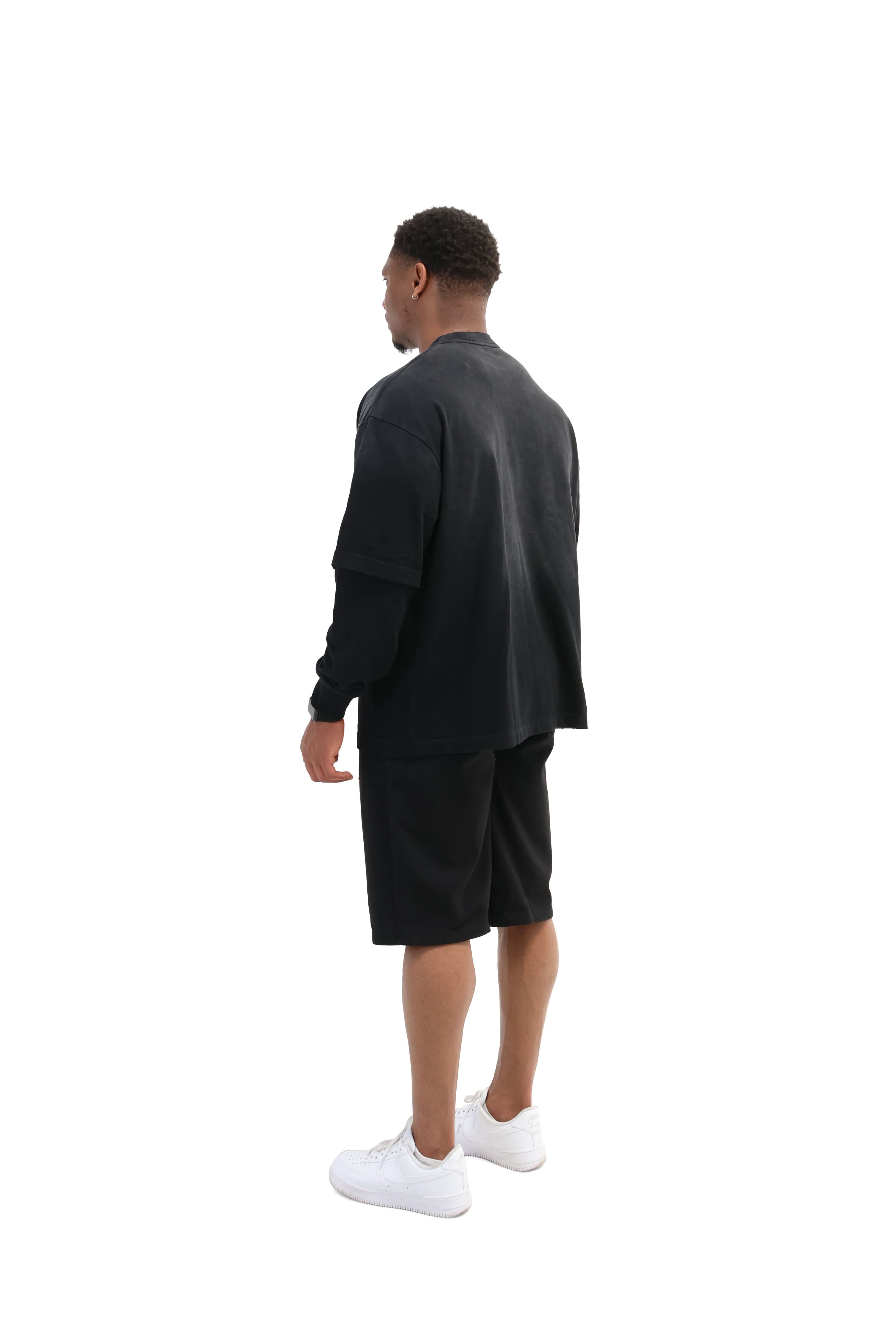 Layered Sunfade Boxy Fit Oversized T-Shirt 320gsm