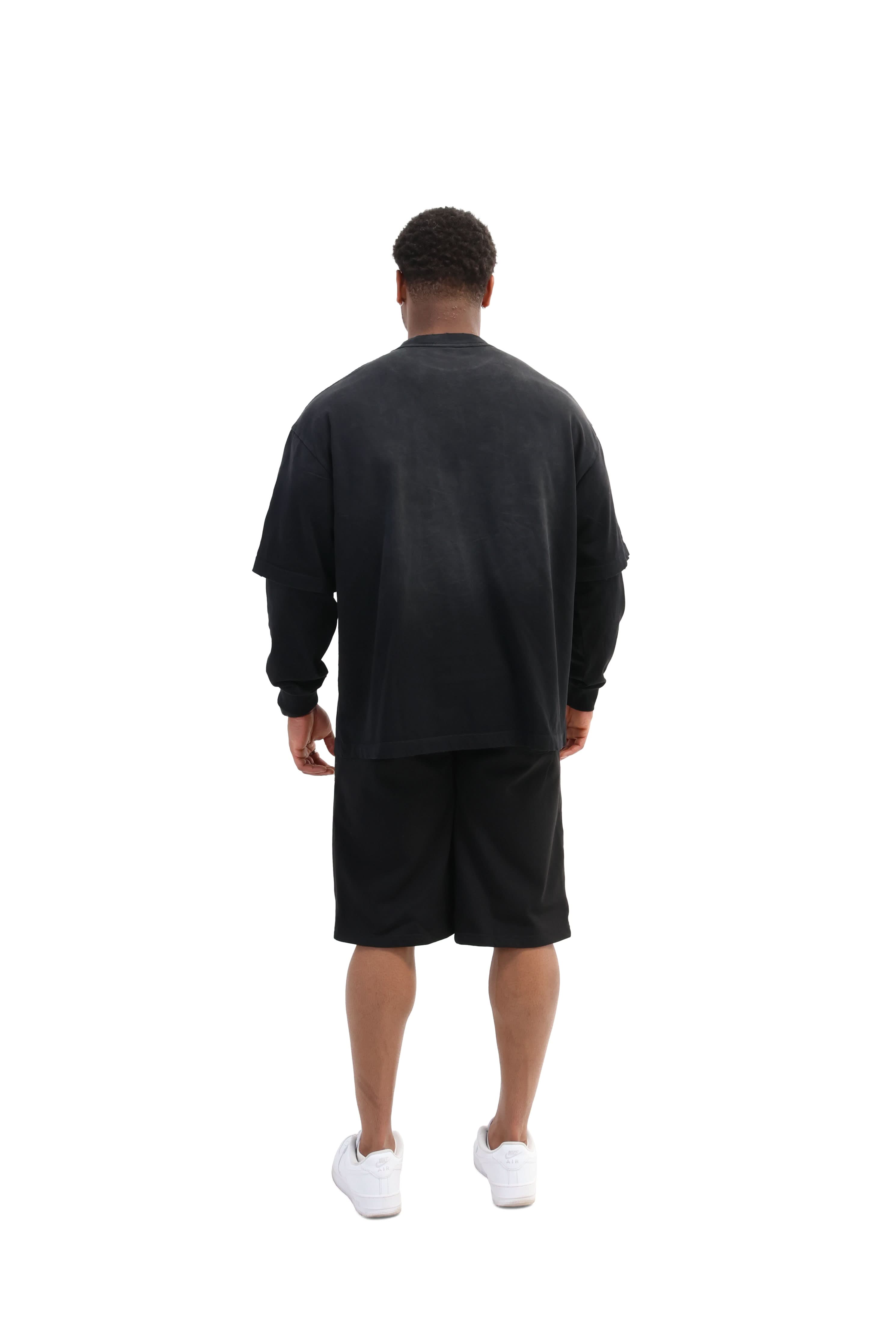 Layered Sunfade Boxy Fit Oversized T-Shirt 320gsm