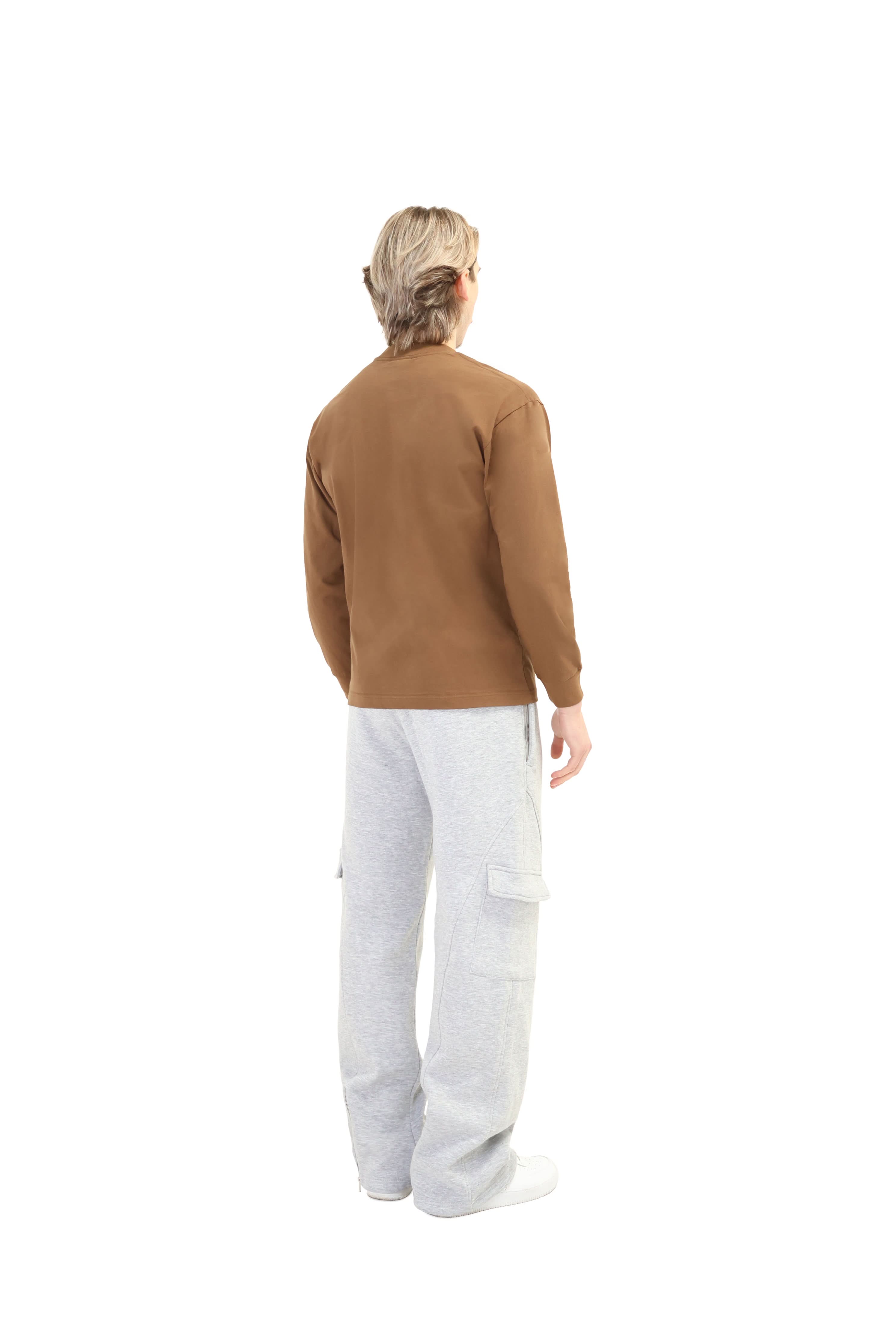 Long Sleeve T-shirts With Pocket 240GSM