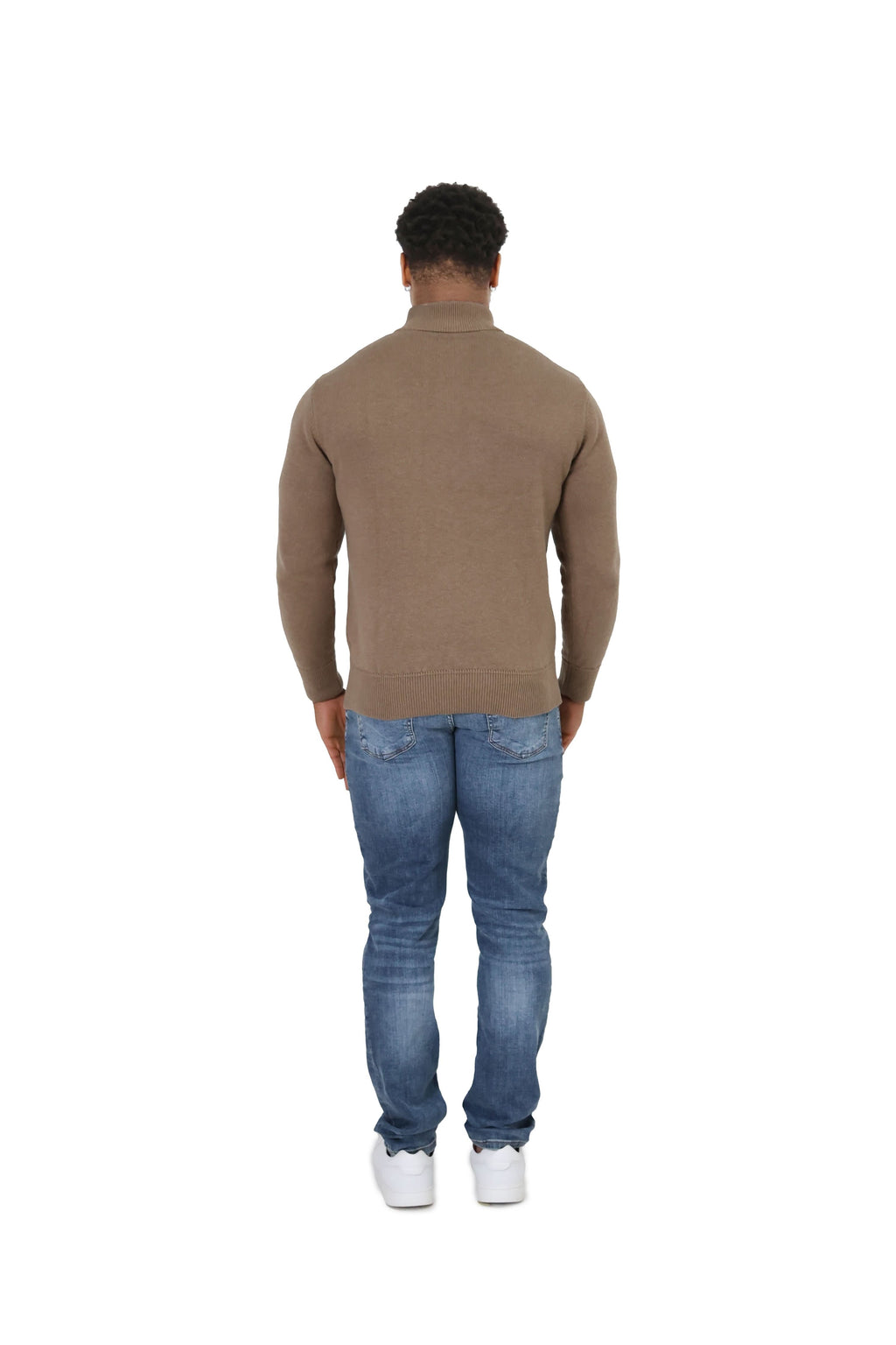 Luxury Silky Wool Knit Quarter Zip