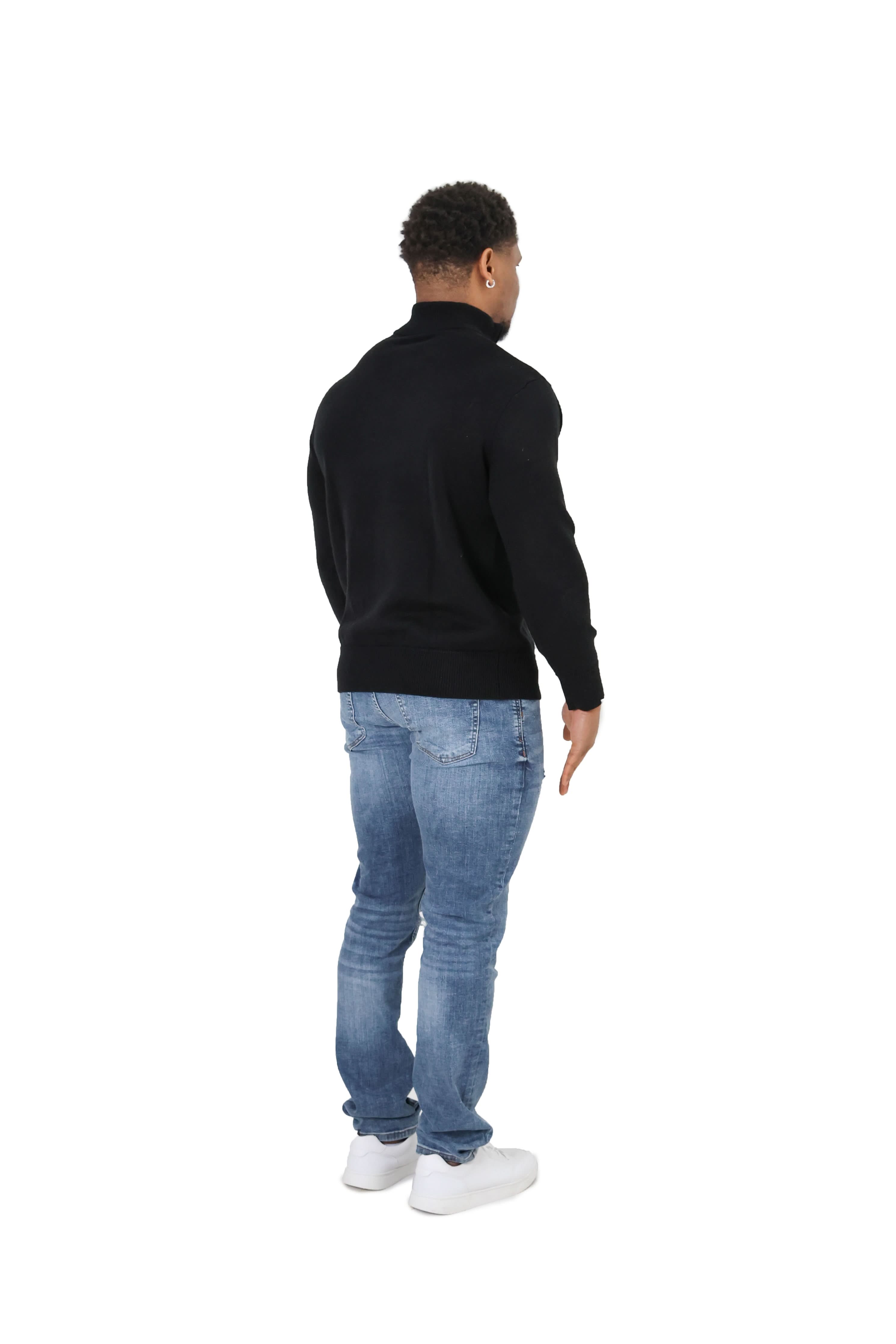 Luxury Silky Wool Knit Quarter Zip
