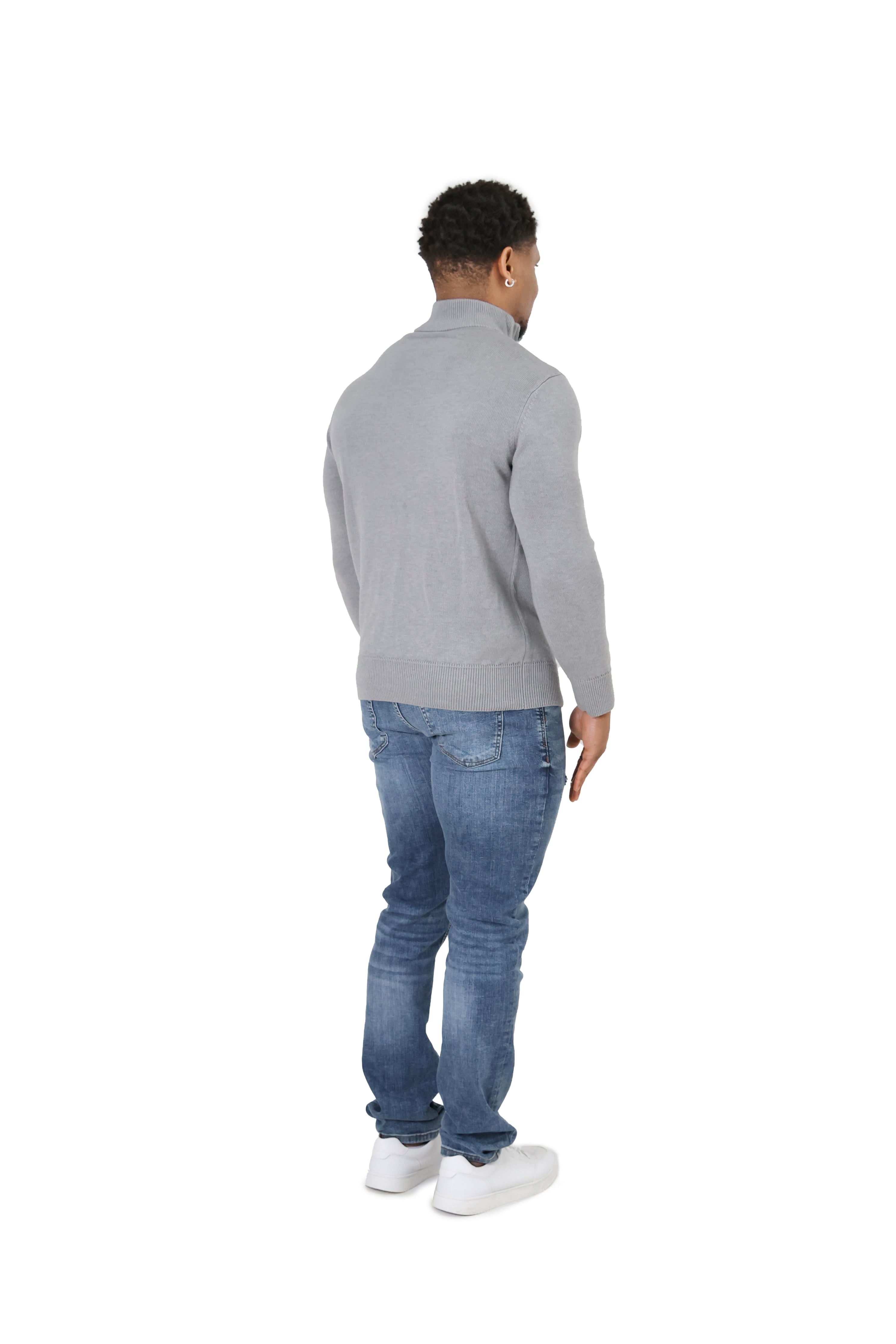 Luxury Silky Wool Knit Quarter Zip