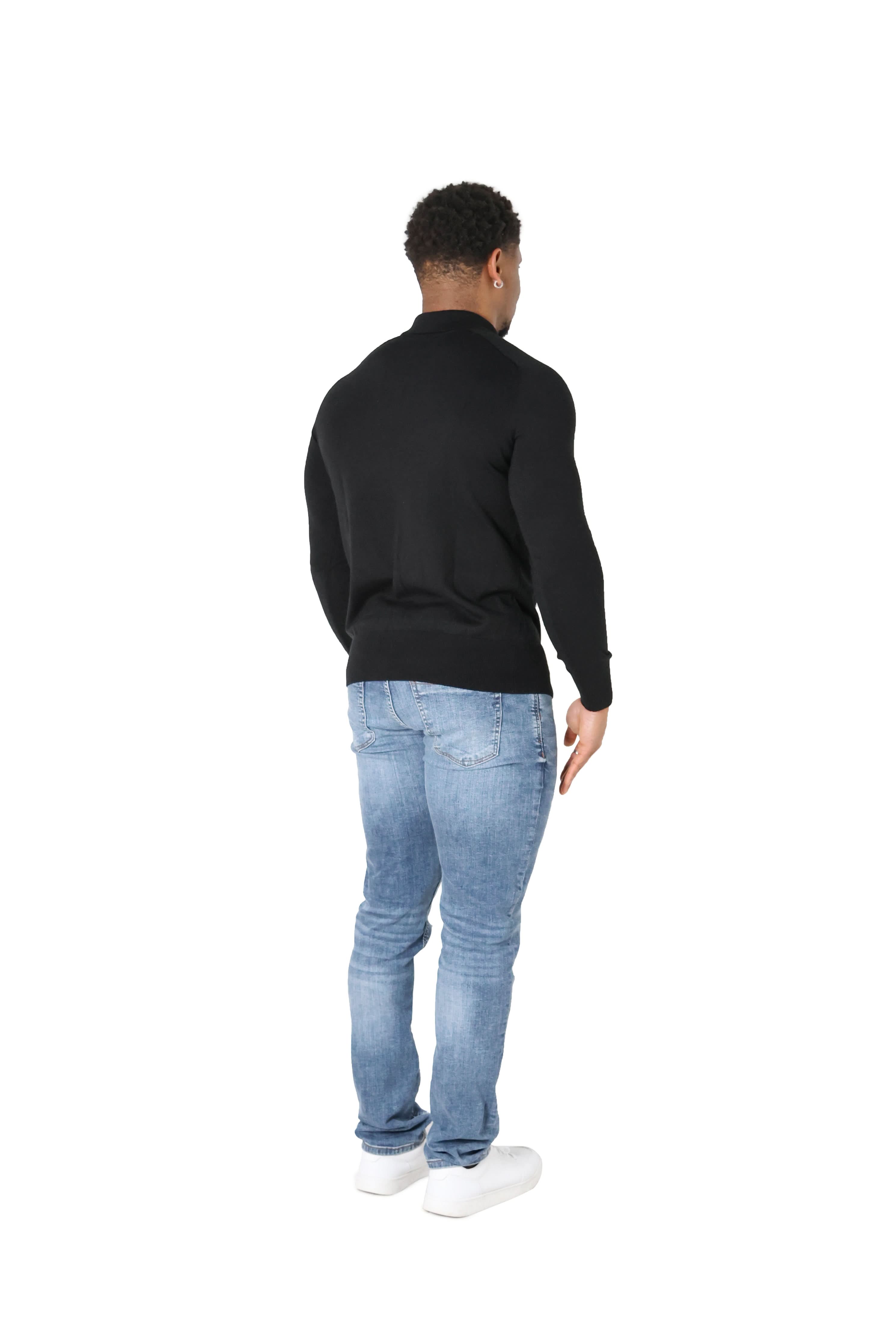 Luxury Silky Wool Knit Long Sleeve Poly Tops