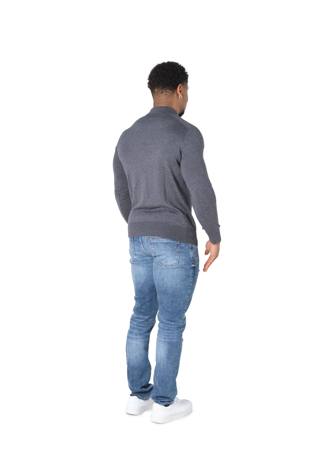 Luxury Silky Wool Knit Long Sleeve Poly Tops