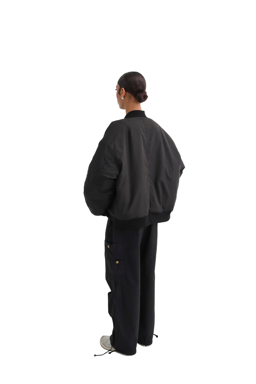 Cropped Bomber Jacket