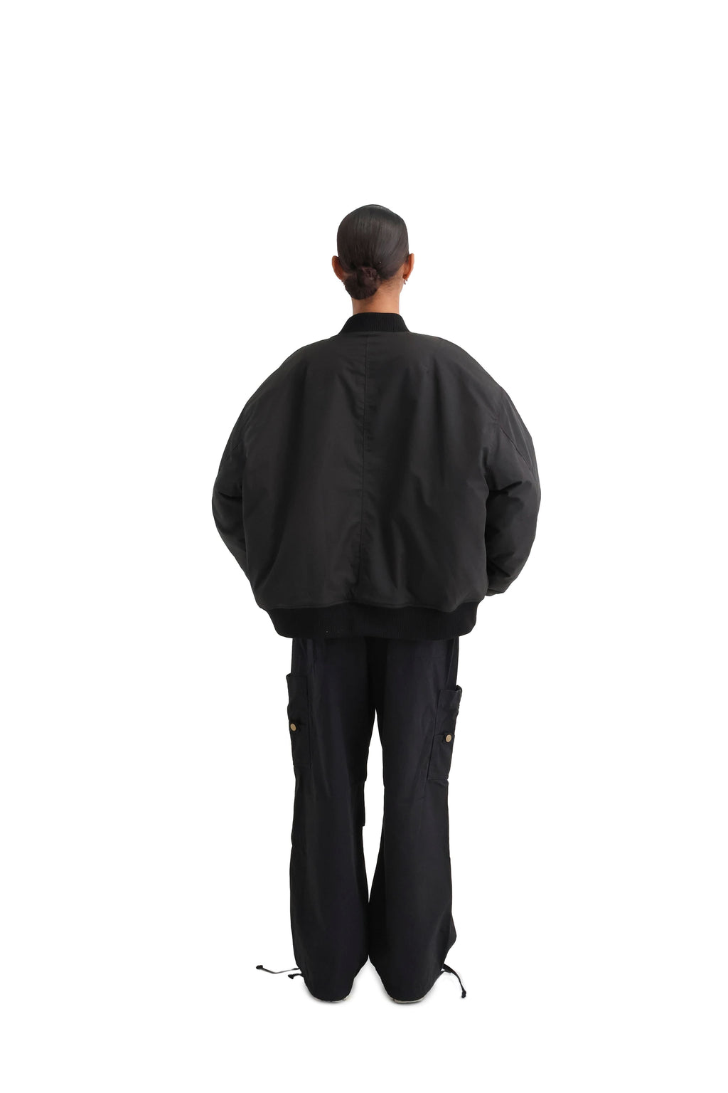 Cropped Bomber Jacket