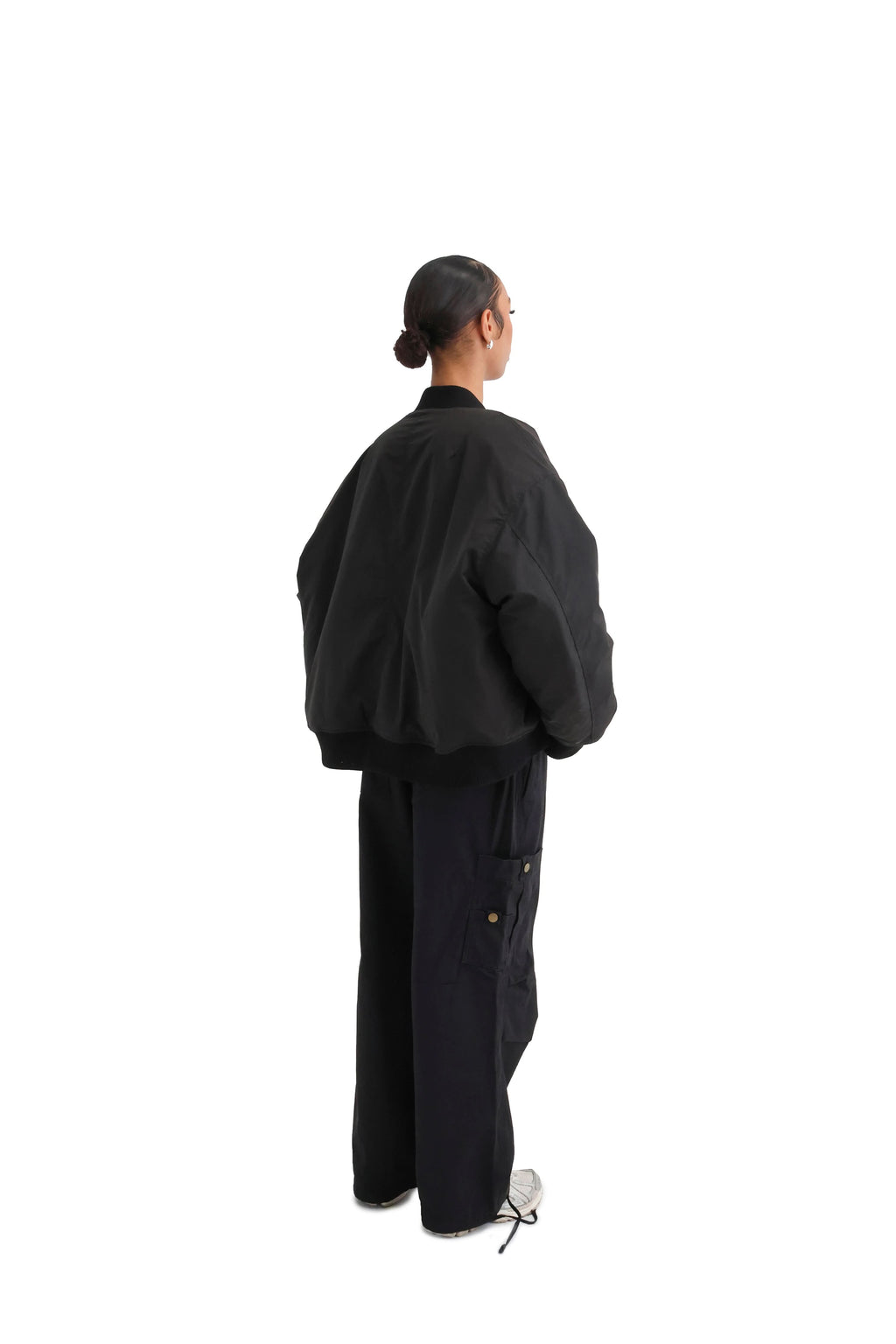 Cropped Bomber Jacket