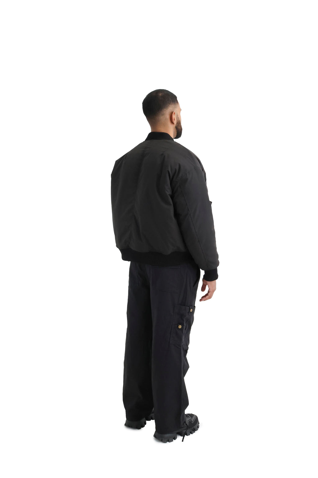 Cropped Bomber Jacket