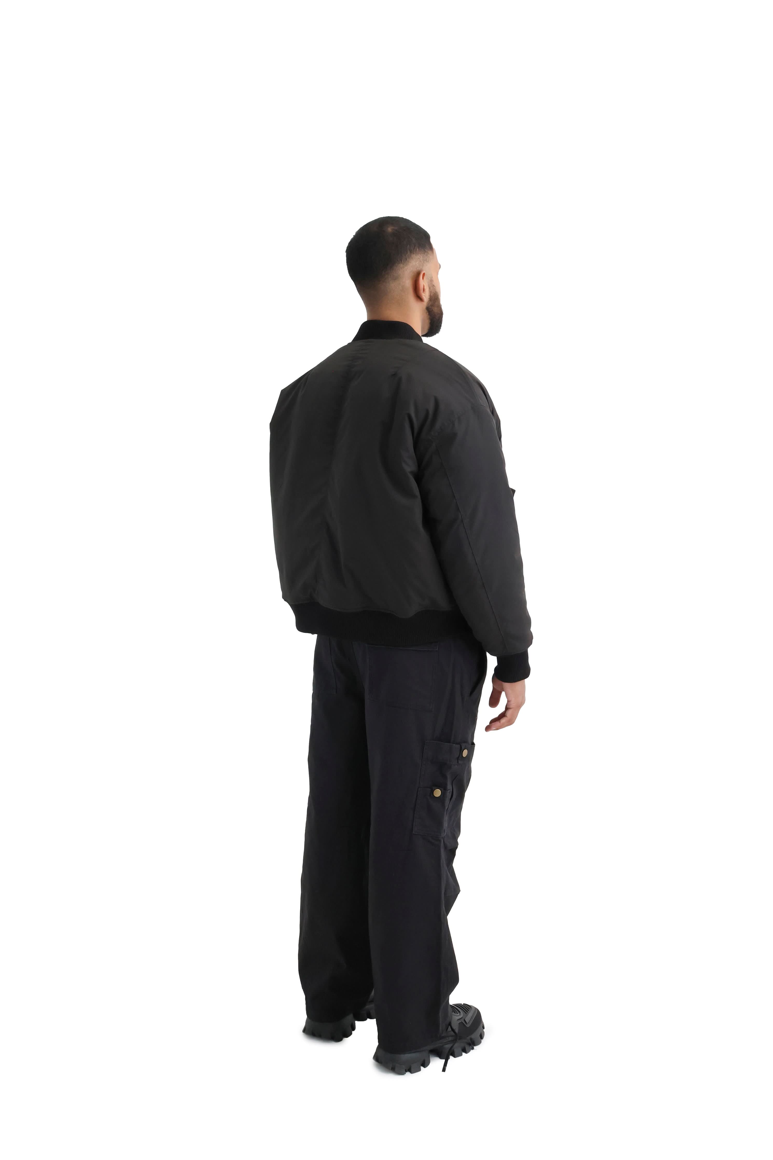 Cropped Bomber Jacket