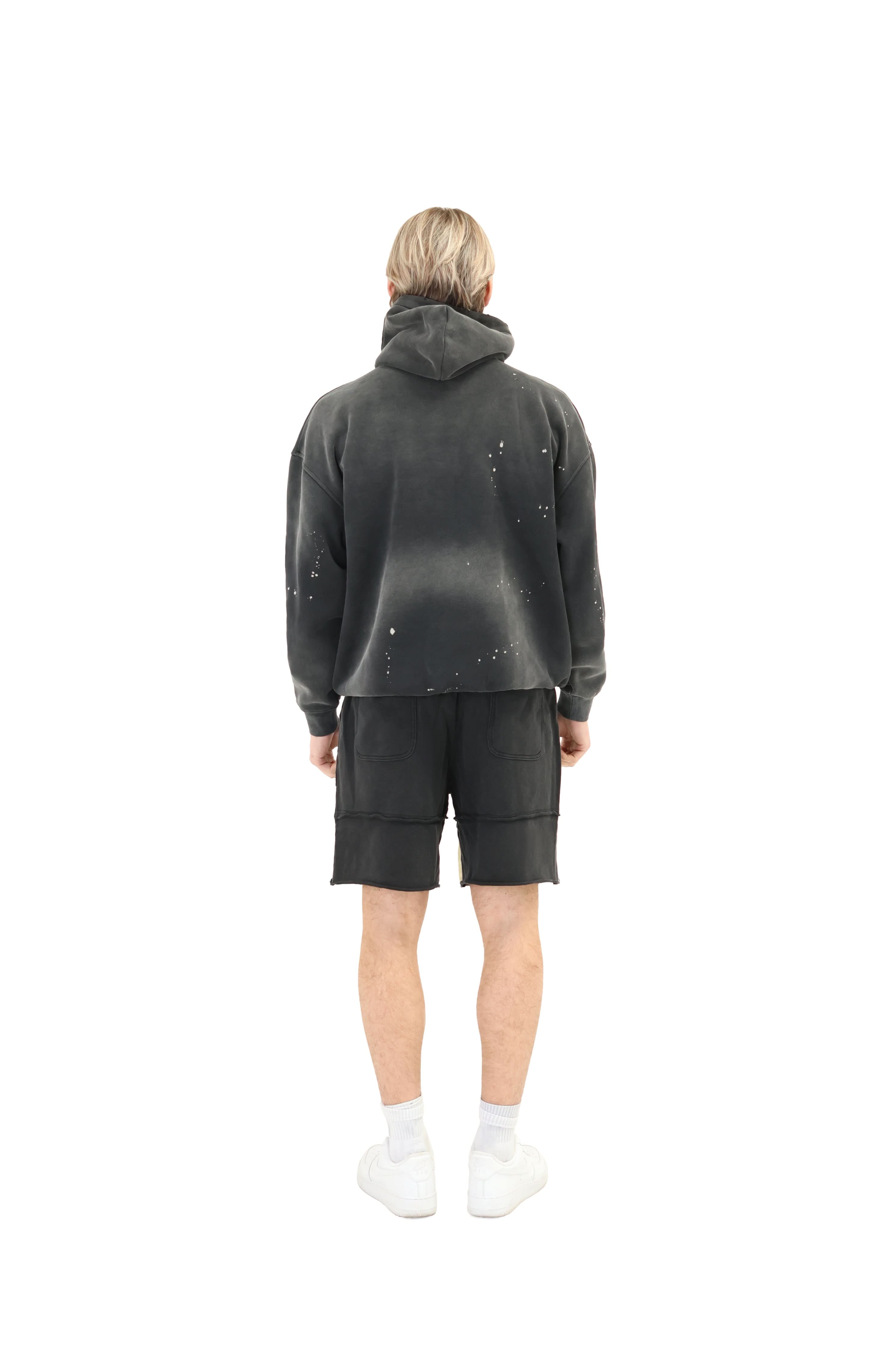 Oversized Distressed Shorts 420GSM