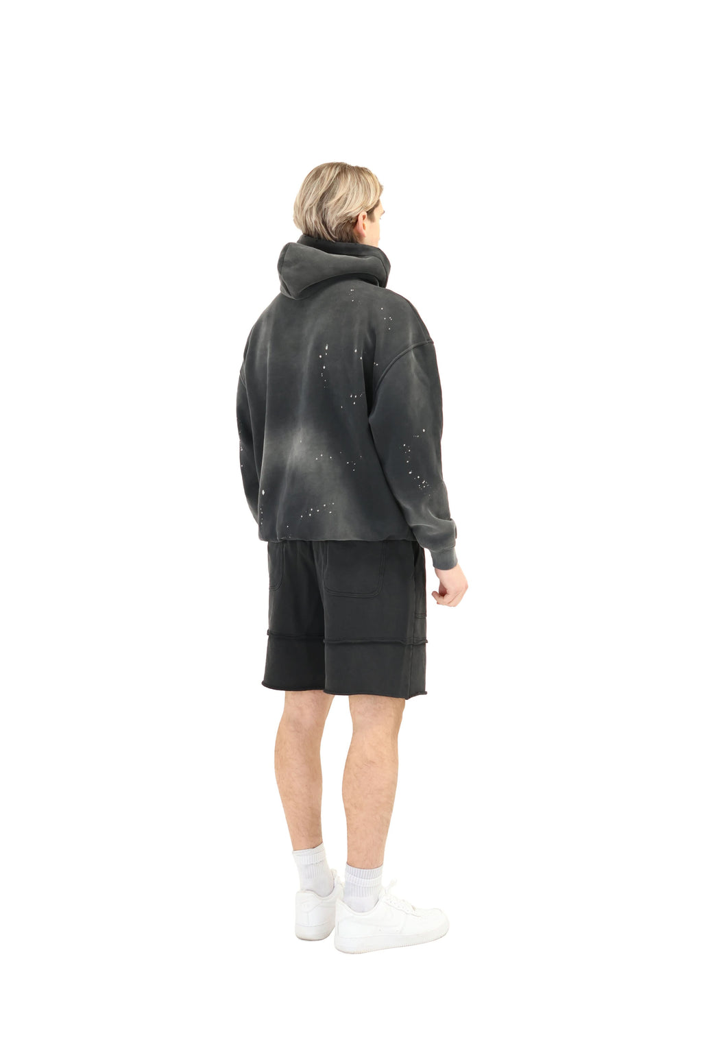 Oversized Distressed Shorts 420GSM