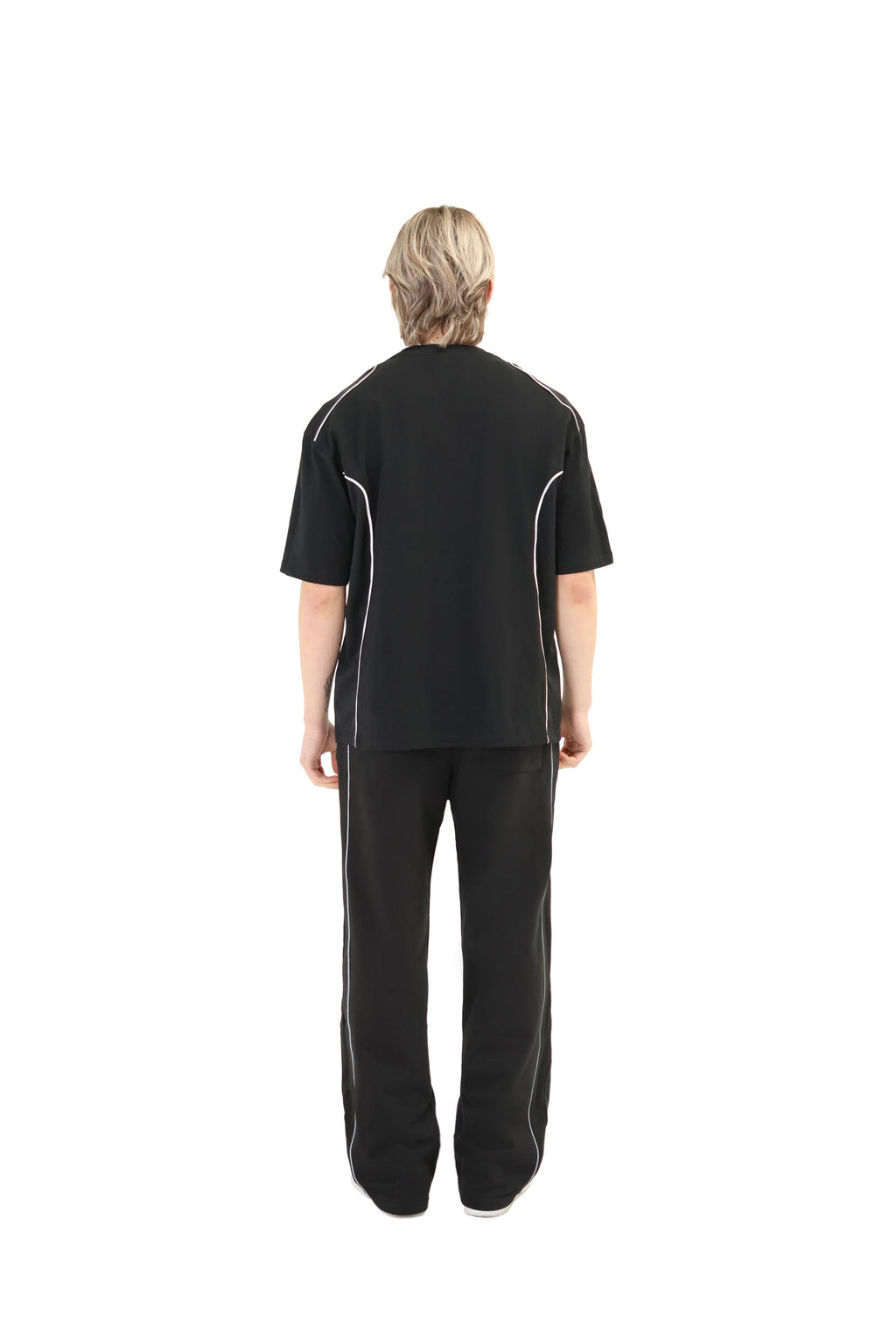 Oversized T Shirt with Piping