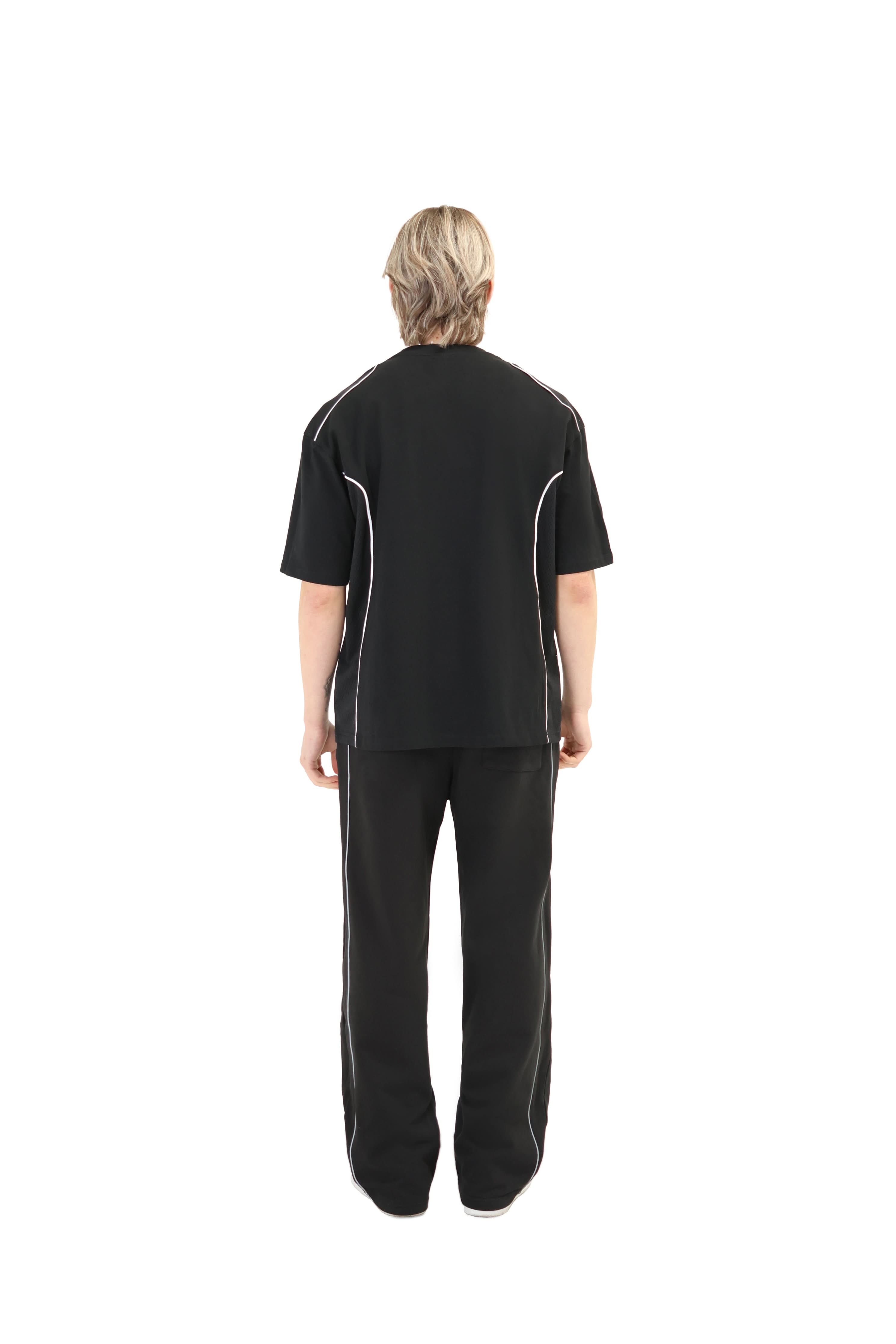 Oversized T Shirt with Piping