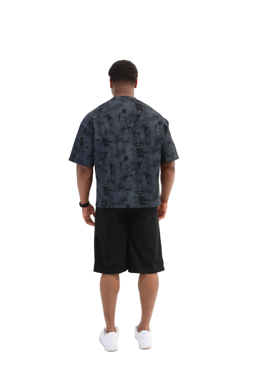 Paint Distressed Oversized T-shirt 260gsm