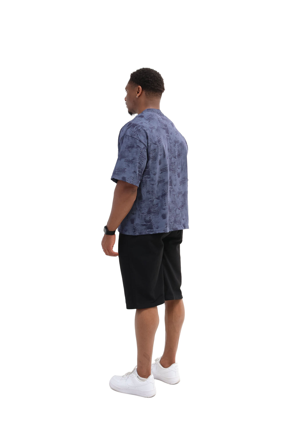 Paint Distressed Oversized T-shirt 260gsm