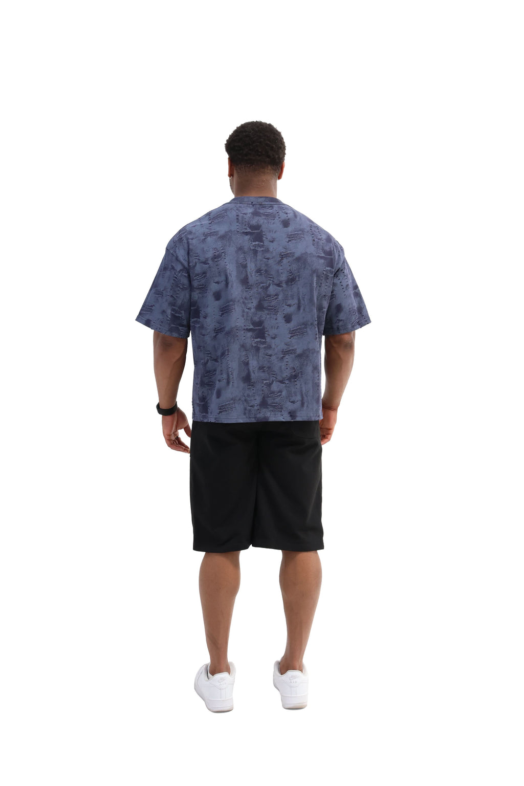 Paint Distressed Oversized T-shirt 260gsm