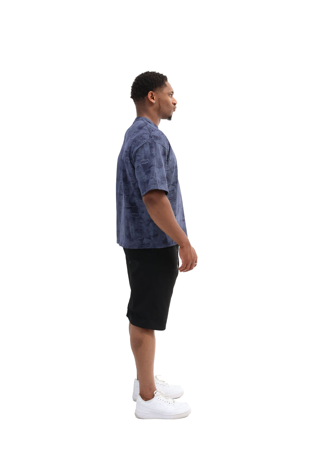 Paint Distressed Oversized T-shirt 260gsm