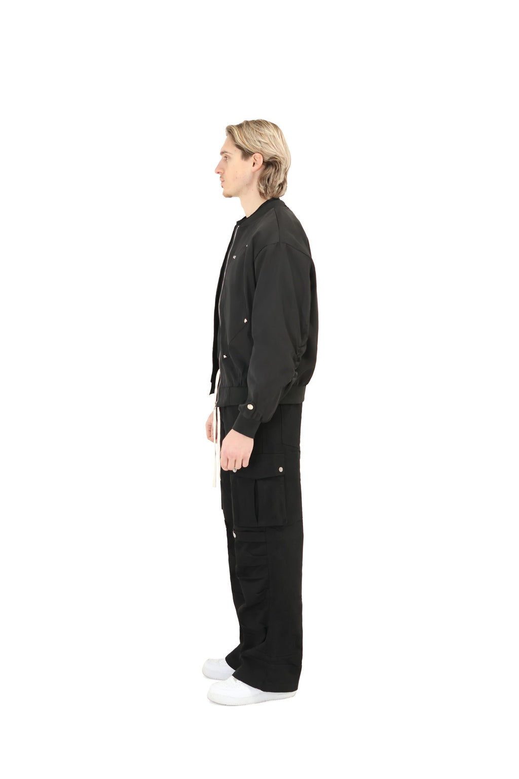 Studded Bomber Jacket