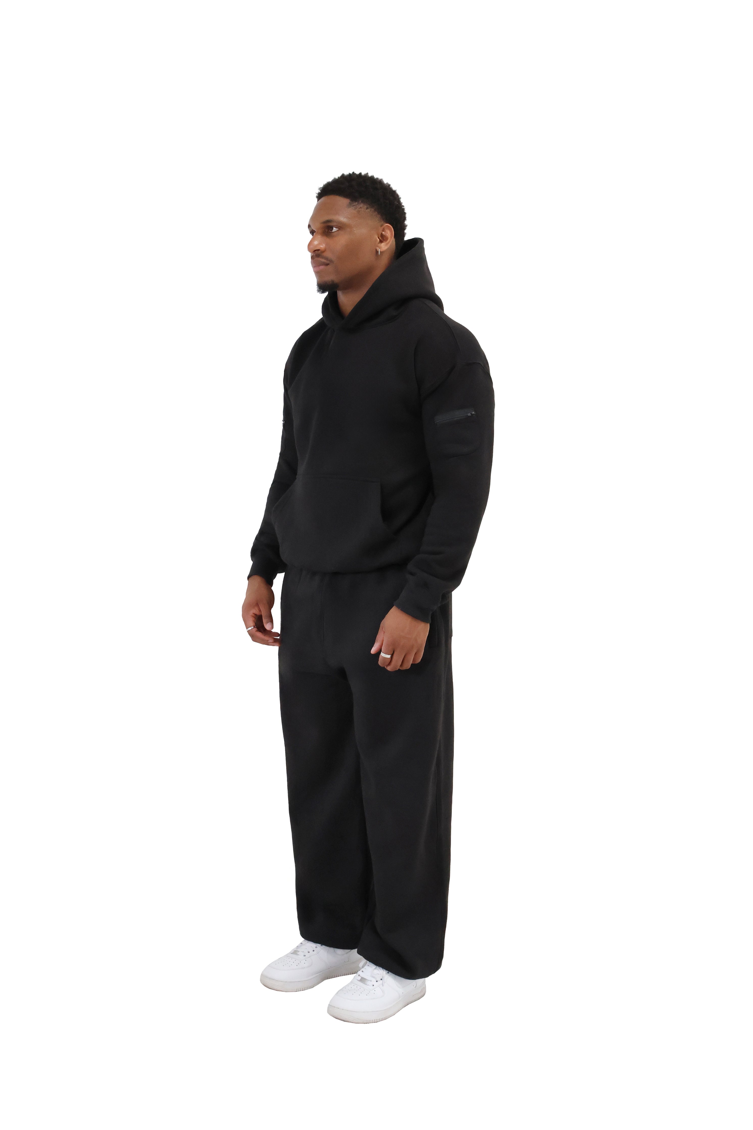 Wide Leg Cuffed Joggers 330gsm