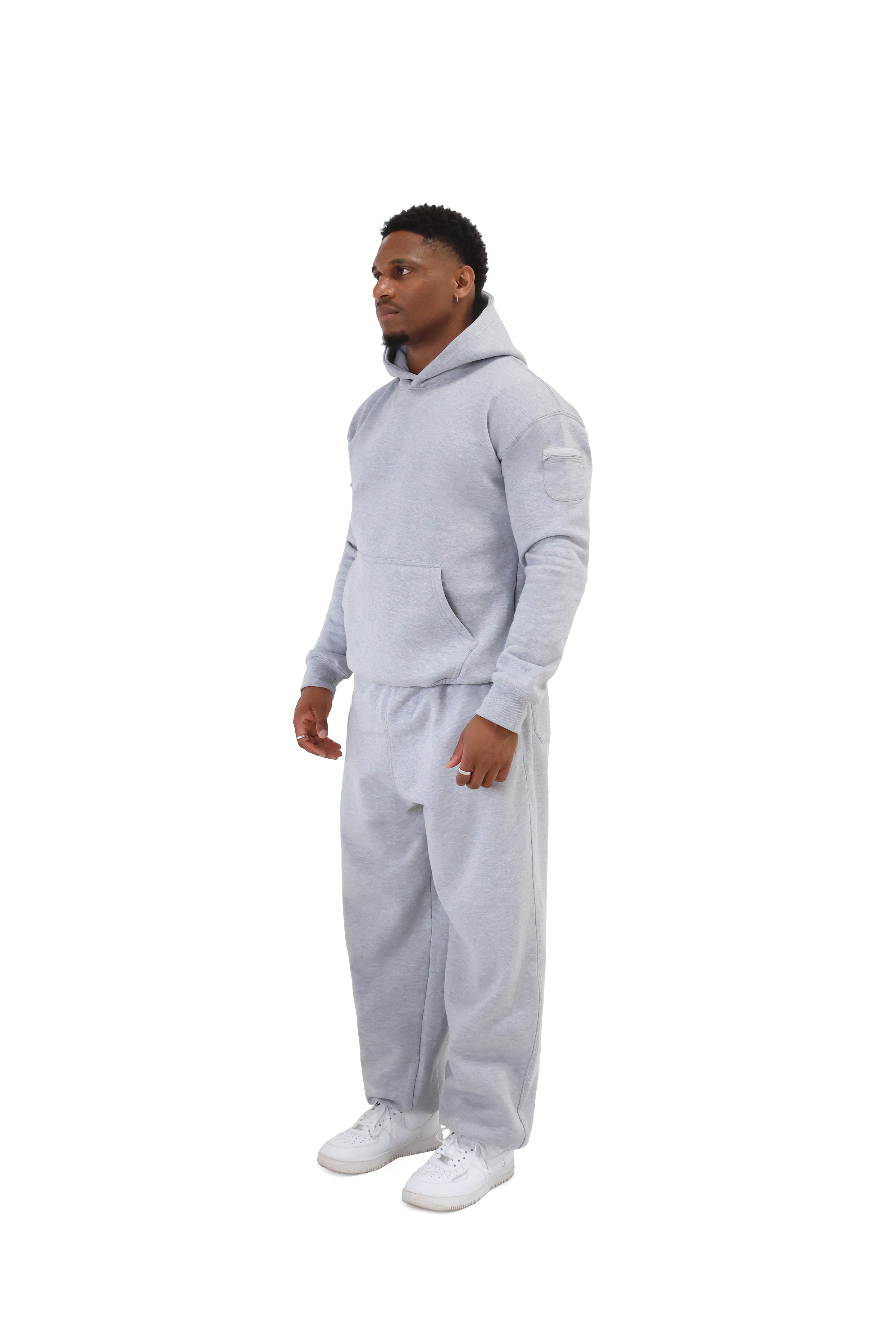 Wide Leg Cuffed Joggers 330gsm