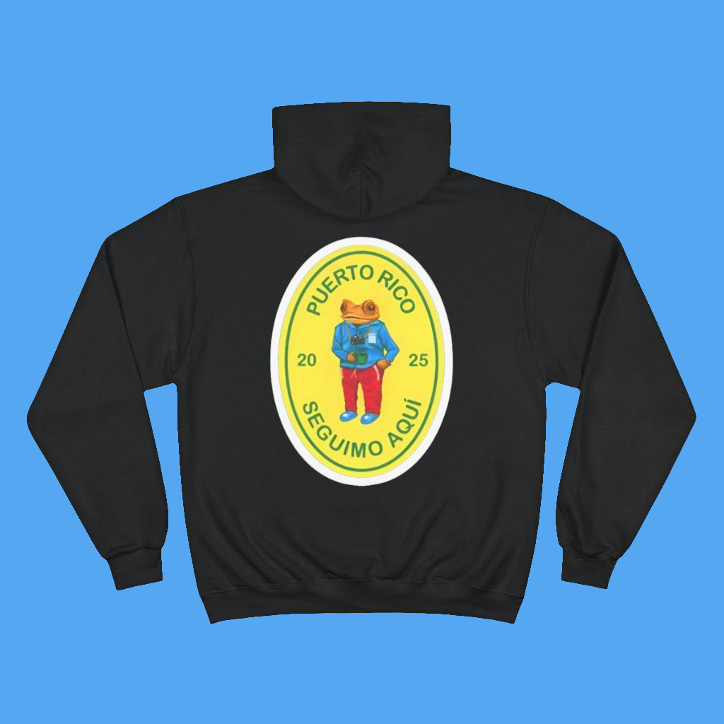 Bad Bunny Black  Champion Hoodie